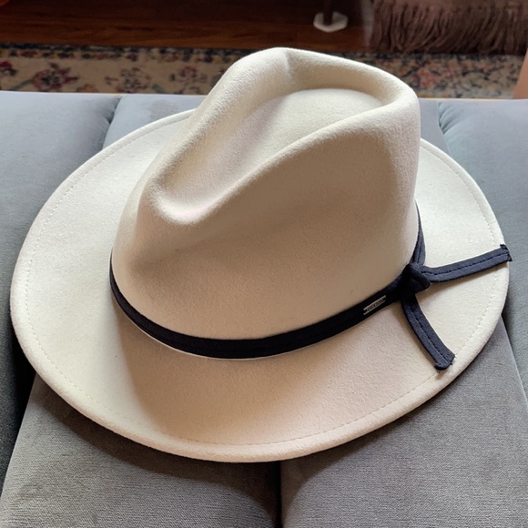 Brixton Messer Fedora Felted Wool Hat 